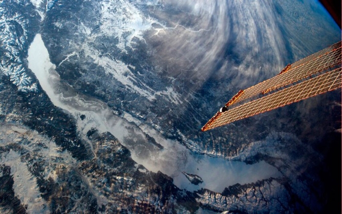 Байкал. Фотография с борта МКС