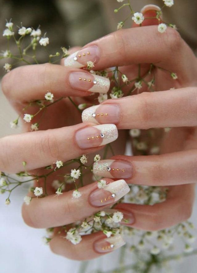 Свадебный дизайн ногтей: красивые и нежные варианты с фото, новинки 2018