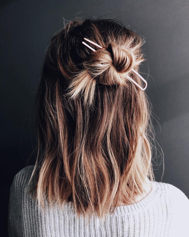 Прически на средние волосы на каждый день – 18 вариантов простых повседневных причесок с фото