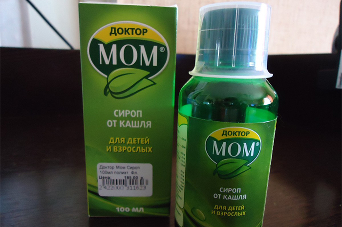 Доктор Мом – сироп от кашля для детей и при беременности, инструкция