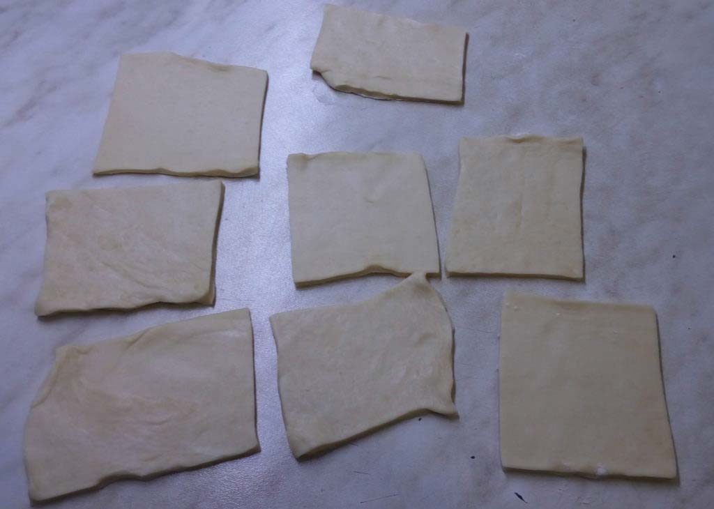 Печенье из слоеного теста рецепты с начинкой, в духовке