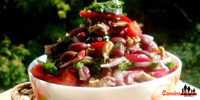 вегетарианский салат тбилиси