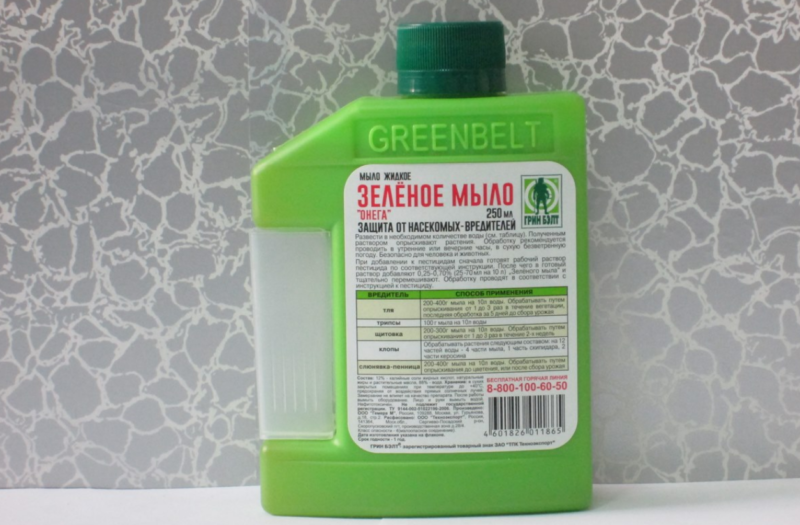 Зеленое мыло от вредителей: инструкция по применению, состав