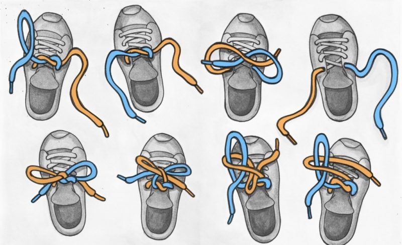 Как красиво зашнуровать кроссовки: 13 крутых способов завязать шнурки интересно и оригинально